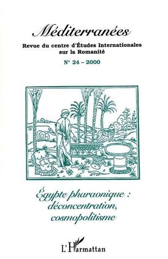 Couverture du livre « Egypte pharaonique : » de  aux éditions L'harmattan