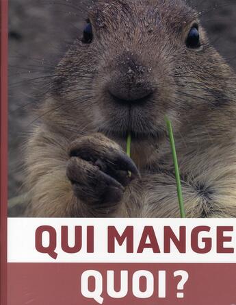 Couverture du livre « Qui mange quoi ? » de  aux éditions Milan