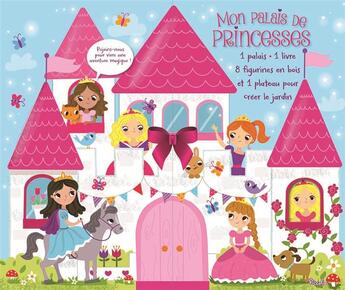 Couverture du livre « Mon palais de princesses ; coffret » de Amanda Enright et Collectif aux éditions Piccolia