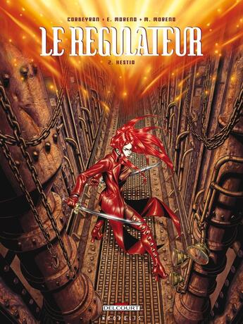 Couverture du livre « Le régulateur Tome 2 : Hestia » de Eric Corbeyran et Eric Moreno et Marc Moreno aux éditions Delcourt