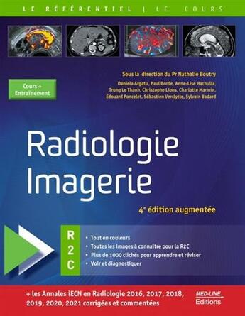 Couverture du livre « Radiologie imagerie (4e édition) » de Nathalie Boutry aux éditions Med-line