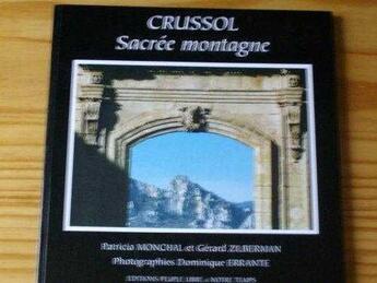 Couverture du livre « Crussol, sacree montagne » de  aux éditions Peuple Libre