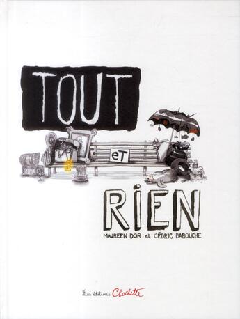 Couverture du livre « Tout et rien » de Maureen Dor aux éditions Clochette