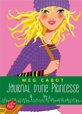 Couverture du livre « Journal d'une princesse t.4 ; paillettes et courbettes » de Meg Cabot aux éditions Le Livre De Poche Jeunesse