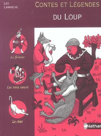 Couverture du livre « Contes legendes du loup » de Lamarche/Mussat aux éditions Nathan
