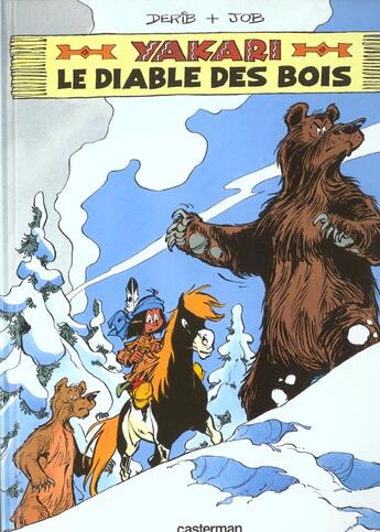 Couverture du livre « Yakari T.20 ; le diable des bois » de Derib et Job aux éditions Casterman