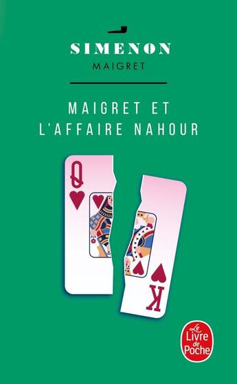 Couverture du livre « Maigret et l'affaire Nahour » de Georges Simenon aux éditions Le Livre De Poche