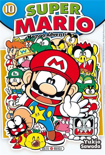 Couverture du livre « Super Mario ; manga adventures Tome 10 » de Yukio Sawada aux éditions Soleil