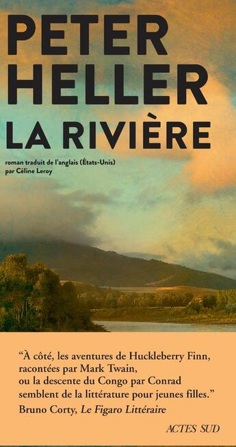 Couverture du livre « La rivière » de Peter Heller aux éditions Actes Sud