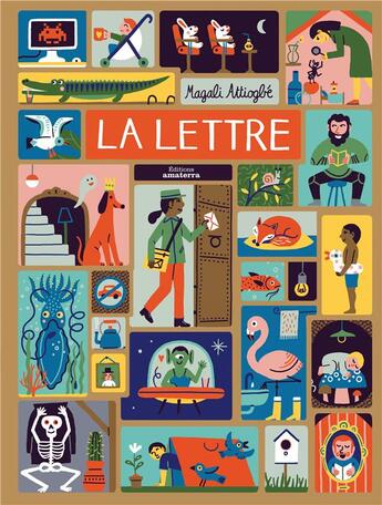 Couverture du livre « La lettre » de Magali Attiogbé aux éditions Amaterra