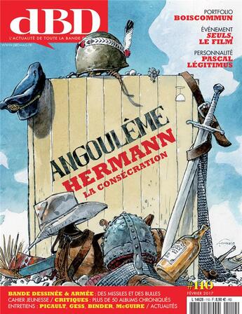 Couverture du livre « DBD MAGAZINE n.110 ; Angoulême, Hermann, la consécration ; février 2017 » de Dbd Magazine aux éditions Dbd