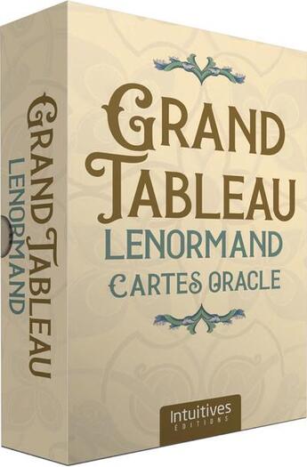 Couverture du livre « Grand tableau lenormand » de  aux éditions Editions Intuitives