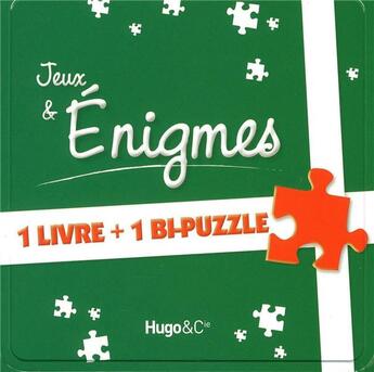 Couverture du livre « Boîte à jeux ; jeux-énigmes » de  aux éditions Hugo Image