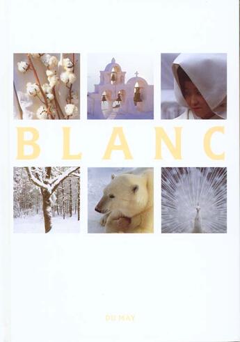 Couverture du livre « Blanc » de  aux éditions Du May