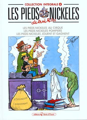 Couverture du livre « Les pieds nickelés ; intégrale t.4 » de Rene Pellos aux éditions Vents D'ouest