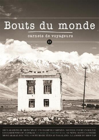 Couverture du livre « Revue bouts du monde - t23 - revue bouts du monde 23 - la montagne » de Nouailhat/Claudel aux éditions Bouts Du Monde