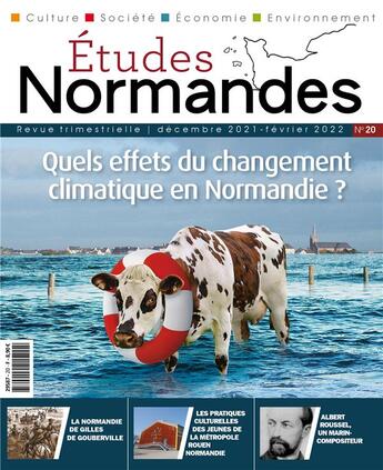 Couverture du livre « Etudes normandes n 20 - quels effets du changement climatique en normandie ? » de  aux éditions Orep