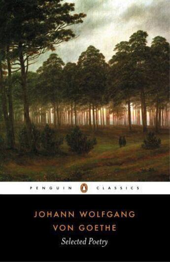 Couverture du livre « Selected Poetry » de Johann Wolfgang Von Goethe aux éditions 