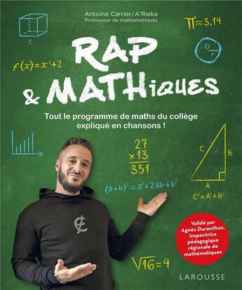 Couverture du livre « Rapémathiques » de Antoine Carrier aux éditions Larousse