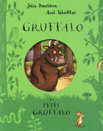 Couverture du livre « Gruffalo et petit Gruffalo : coffret » de Julia Donaldson et Axel Scheffler aux éditions Gallimard-jeunesse