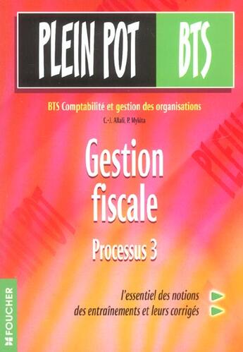 Couverture du livre « Gestion fiscale processus 3 » de Patrick Mykita aux éditions Foucher