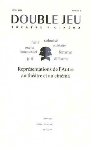 Couverture du livre « Représentations de l'autre au théâtre et au cinéma » de Meyer-Plantureux Cha aux éditions Pu De Caen