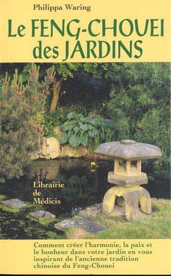 Couverture du livre « Le feng chouei des jardins » de Waring Philippa aux éditions Medicis