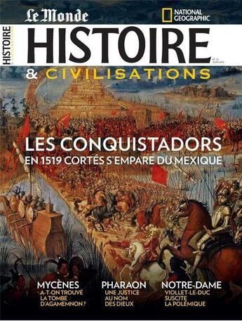 Couverture du livre « Histoire & civilisations n 51 les conquistadors - juin 2019 » de  aux éditions Malesherbes