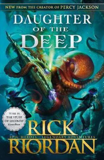 Couverture du livre « DAUGHTER OF THE DEEP » de Rick Riordan aux éditions Penguin