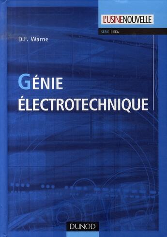 Couverture du livre « Génie électrotechnique » de Warne-D.F aux éditions Dunod