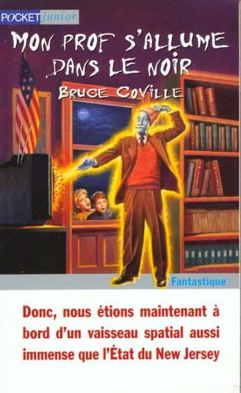 Couverture du livre « Mon Prof S'Allume Dans Le Noir » de Bruce Coville aux éditions Pocket