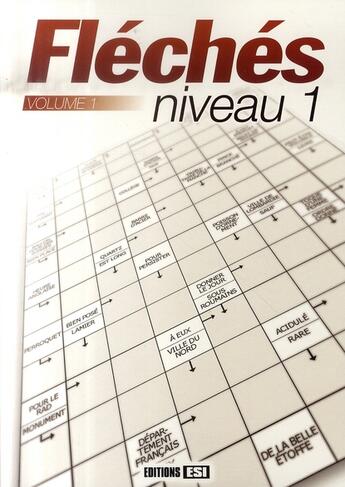 Couverture du livre « Fléchés niveau 1 » de Brozinska Anastas. aux éditions Editions Esi