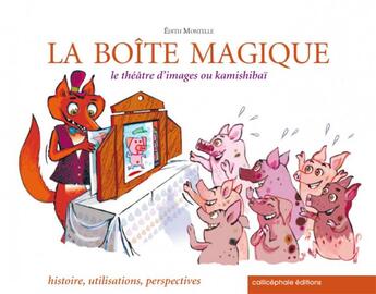 Couverture du livre « La boîte magique ; le théâtre d'images ou kamishibaï » de Edith Montelle aux éditions Callicephale