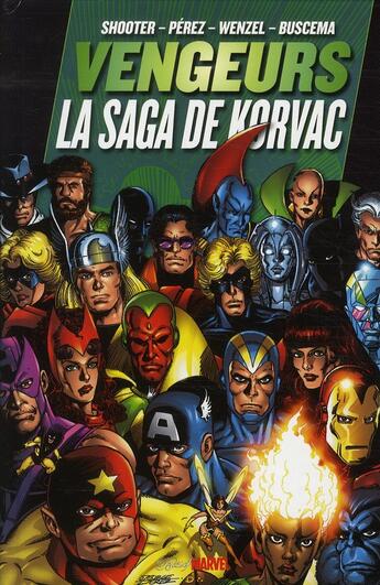 Couverture du livre « Vengeurs ; la saga de Korvac » de  aux éditions Panini