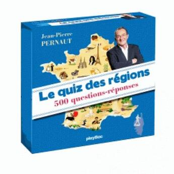 Couverture du livre « Coffret quiz des régions avec Jean-Pierre Pernaut » de  aux éditions Play Bac