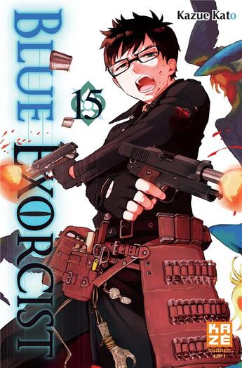 Couverture du livre « Blue exorcist t.15 » de Kazue Kato aux éditions Crunchyroll