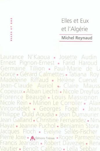 Couverture du livre « Elles et eux et l'Algérie » de Michel Reynaud aux éditions Tiresias