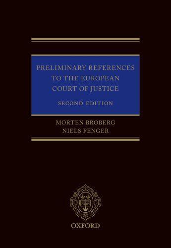 Couverture du livre « Preliminary References to the European Court of Justice » de Niels Fenger aux éditions Oup Oxford