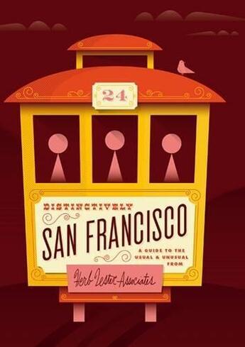 Couverture du livre « Distinctively san francisco (folded map) » de  aux éditions Herb Lester