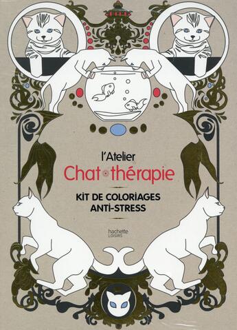 Couverture du livre « Art-thérapie ; atelier chat-thérapie » de  aux éditions Hachette Pratique