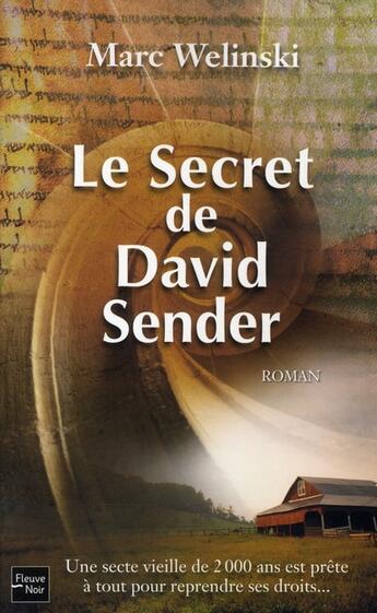 Couverture du livre « Le secret de david sender » de Marc Welinski aux éditions Fleuve Editions