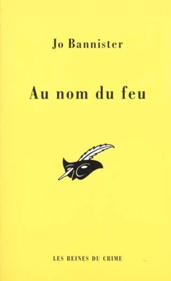 Couverture du livre « Au Nom Du Feu » de Jo Bannister aux éditions Editions Du Masque
