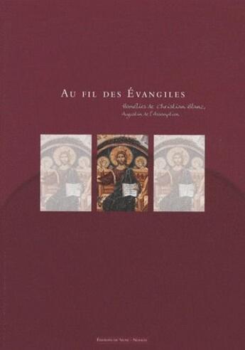 Couverture du livre « Au fil des évangiles » de Christian Blanc aux éditions Signe