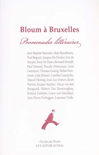 Couverture du livre « Bloum a bruxelles » de  aux éditions Castor Astral