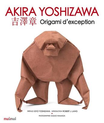 Couverture du livre « Origami d'exception » de Akira Yoshizawa aux éditions Nuinui