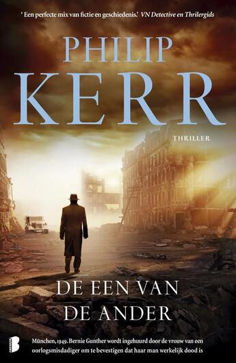 Couverture du livre « De een van de ander » de Philip Kerr aux éditions Meulenhoff Boekerij B.v.