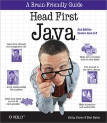 Couverture du livre « Head first Java (2e édition) » de Kathy Sierra aux éditions O Reilly & Ass