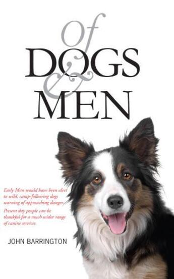 Couverture du livre « Of Dogs and Men » de Barrington John aux éditions Luath Press Ltd