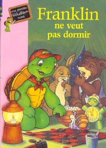 Couverture du livre « Franklin 02 - franklin ne veut pas dormir » de Sharon Jennings aux éditions Hachette Jeunesse