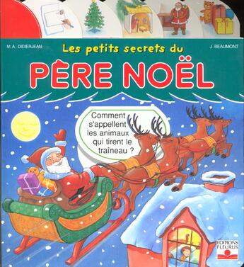 Couverture du livre « Les petits secrets du Père Noël » de Beaumont/Didierjean aux éditions Fleurus